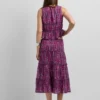 Falda midi con estampado abstracto Falda midi con estampado abstracto