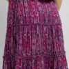 Falda midi con estampado abstracto Falda midi con estampado abstracto