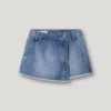 Falda-pantalón vaquera de corte holgado Falda-pantalón vaquera de corte holgado
