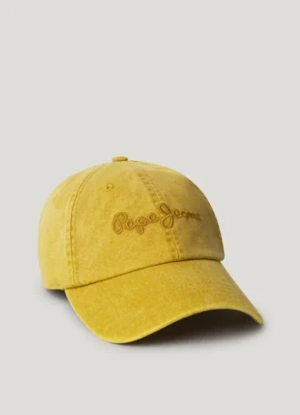 Gorra de sarga con logotipo bordado