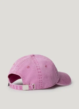 Gorra de sarga con logotipo bordado