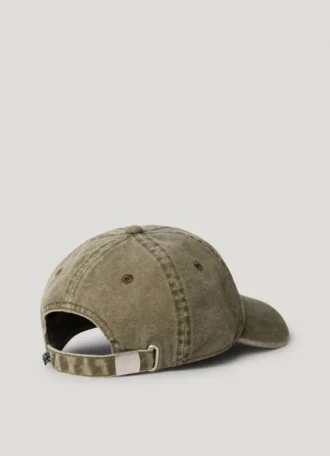 Gorra de sarga con logotipo bordado