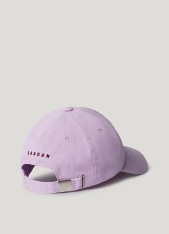 Gorra de sarga con logotipo bordado