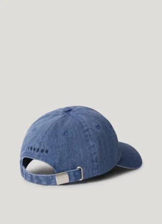 Gorra de sarga con logotipo bordado