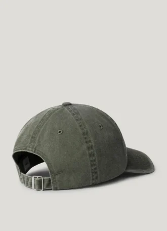 Gorra de sarga con logotipo bordado