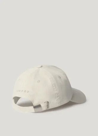 Gorra de sarga con logotipo bordado