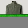 Jersey de cuello alto con media cremallera