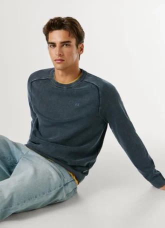 Jersey de cuello redondo de piqué