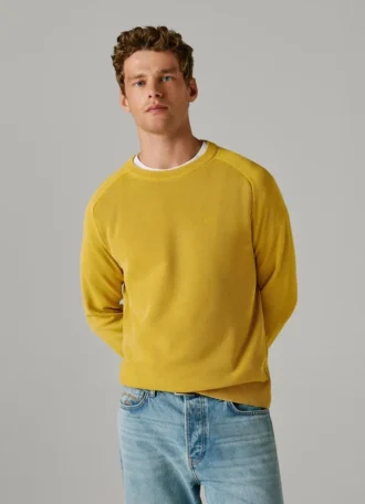 Jersey de cuello redondo de piqué