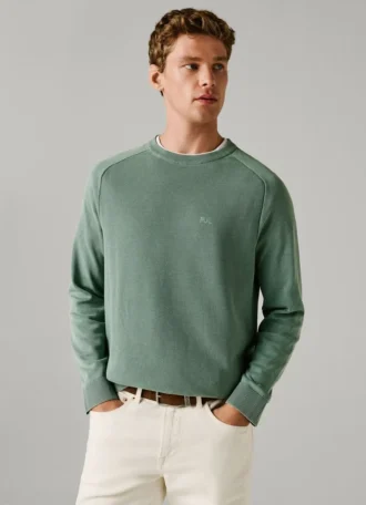 Jersey de cuello redondo de piqué