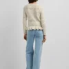 Jersey de cuello redondo Mouliné