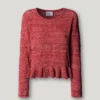 Jersey de cuello redondo Mouliné Jersey de cuello redondo Mouliné