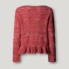 Jersey de cuello redondo Mouliné Jersey de cuello redondo Mouliné