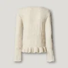 Jersey de cuello redondo Mouliné