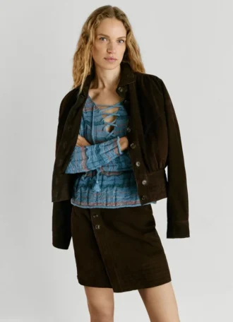 Jersey de punto con cuello en V