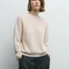 Jersey de punto con cuello en V