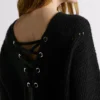 Jersey de punto con cuello en V