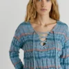 Jersey de punto con cuello en V Jersey de punto con cuello en V