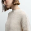 Jersey de punto con cuello en V
