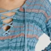 Jersey de punto con cuello en V Jersey de punto con cuello en V