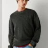 Jersey de punto con cuello redondo