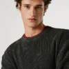 Jersey de punto con cuello redondo