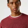 Jersey de punto con cuello redondo