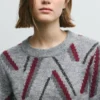 Jersey de punto con cuello redondo Jersey de punto con cuello redondo