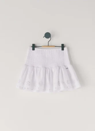 Minifalda con detalles calados