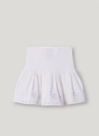 Minifalda con detalles calados