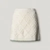 Minifalda con estampado de rombos