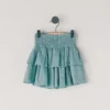 Minifalda con volantes