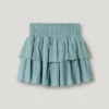 Minifalda con volantes