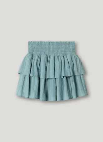 Minifalda con volantes