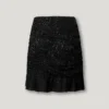 Minifalda drapeada