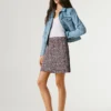 Minifalda estampada
