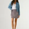 Minifalda estampada