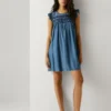 Minivestido con detalle bordado Minivestido con detalle bordado