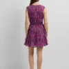 Minivestido con estampado abstracto