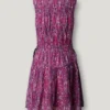 Minivestido con estampado abstracto