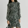 Minivestido con estampado de fantasía Minivestido con estampado de fantasía