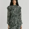 Minivestido con estampado de fantasía Minivestido con estampado de fantasía