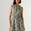 Minivestido con estampado floral