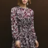 Minivestido con estampado floral