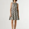Minivestido con estampado floral