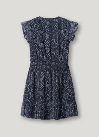Minivestido con estampado floral