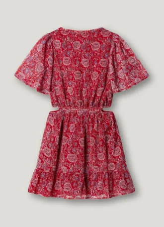 Minivestido con estampado floral