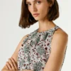 Minivestido con estampado floral
