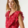 Minivestido con estampado floral