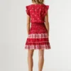 Minivestido con estampado floral